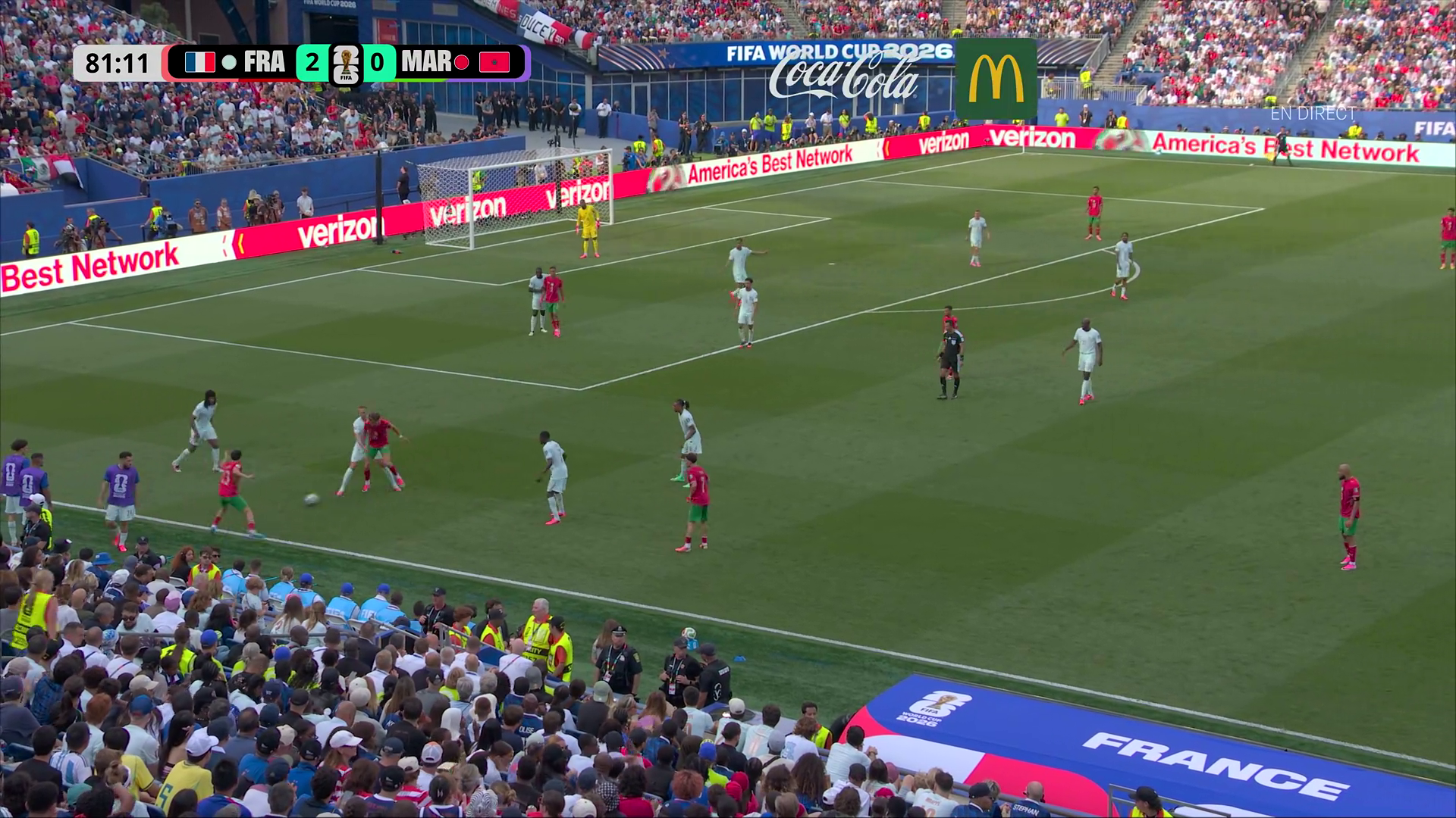 2026-07-10 كأس العالم FIFA 2026 ربع النهائي: فرنسا ضد المغرب